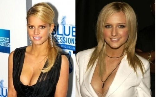 Jessica a Ashlee Simpson