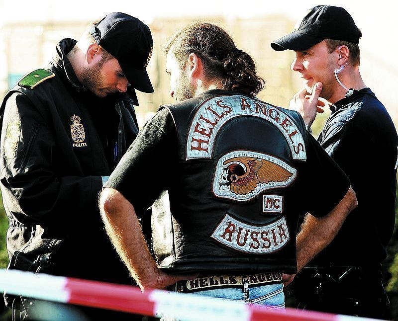 Polícia kontroluje členov gangu Pekelní anjeli (Hell‘s Angels). Do Dánska prichádzajú aj motorkári zo zahraničia.