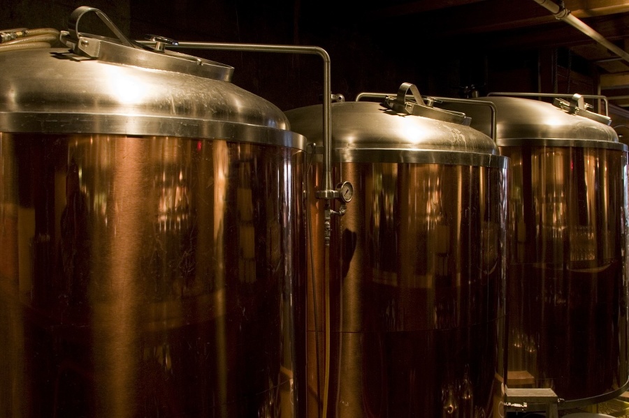A micro beer brewery