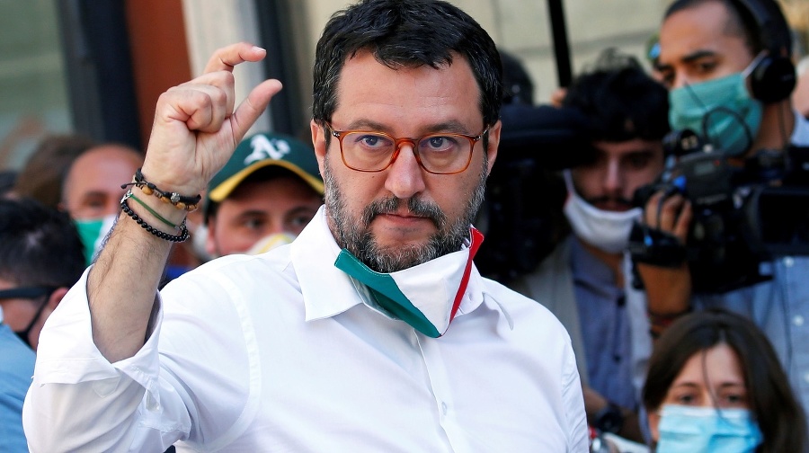 Matteo Salvini, šéf talianskej