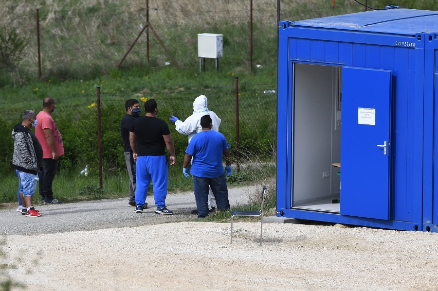 Časť karantenizačného centra postaveného