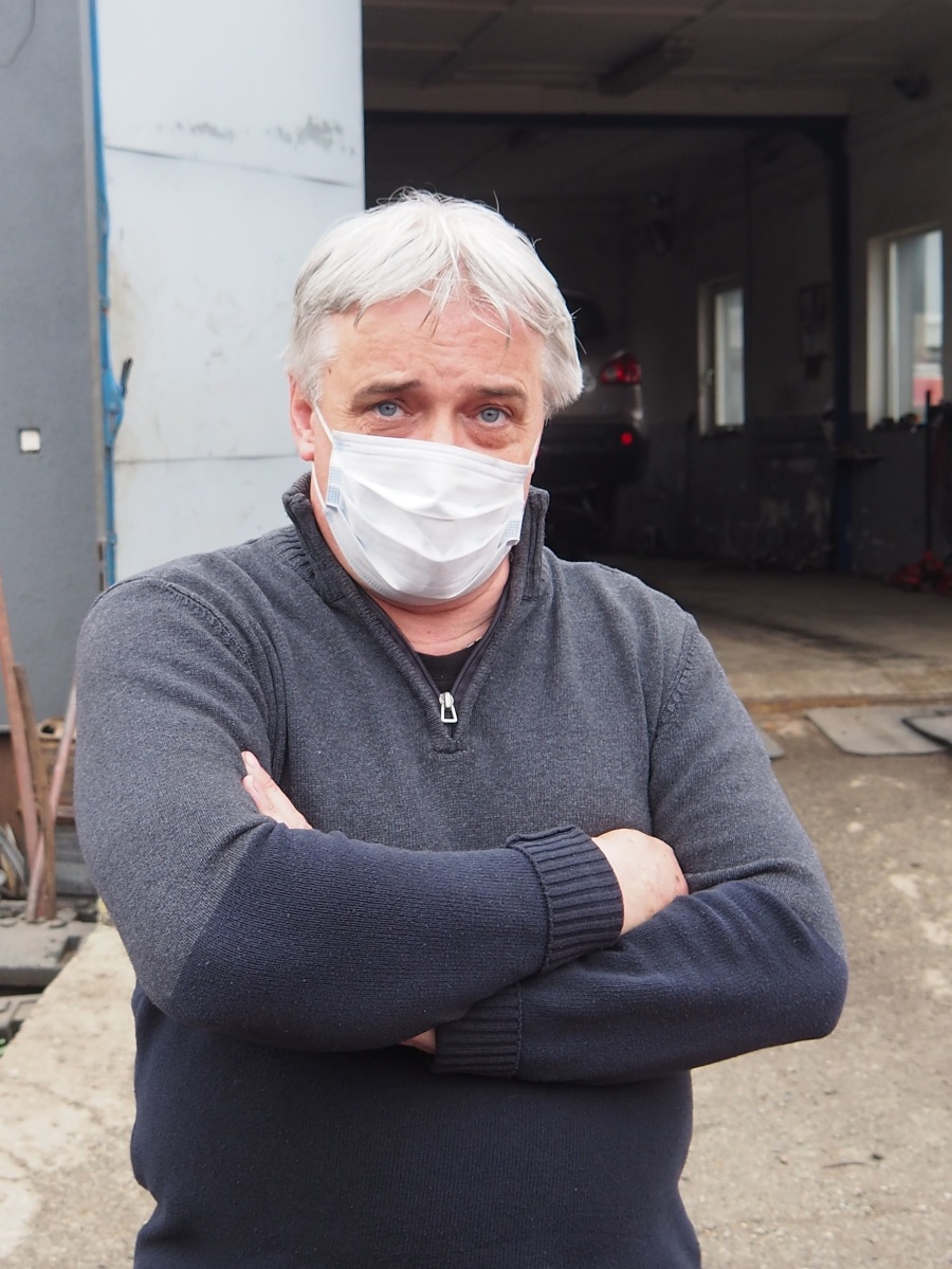 Majiteľ pneuservisu v Poprade František Funket (46).