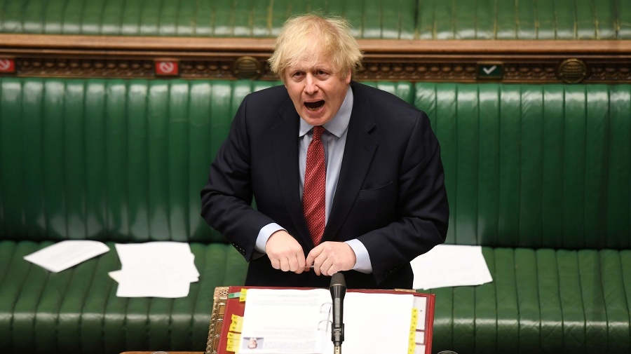 Boris Johnson v parlamente