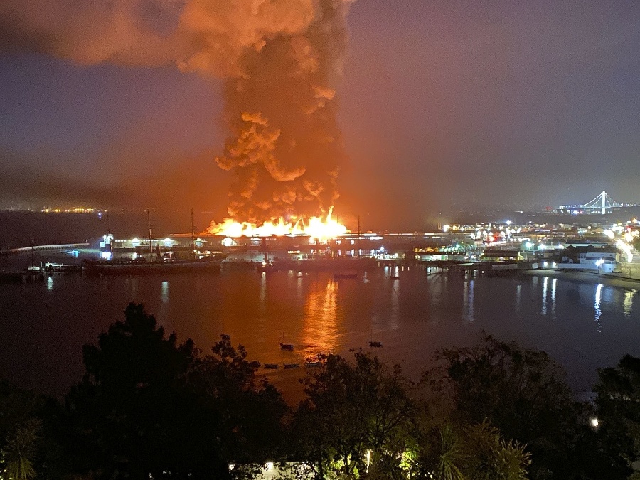 Obrovský požiar v San