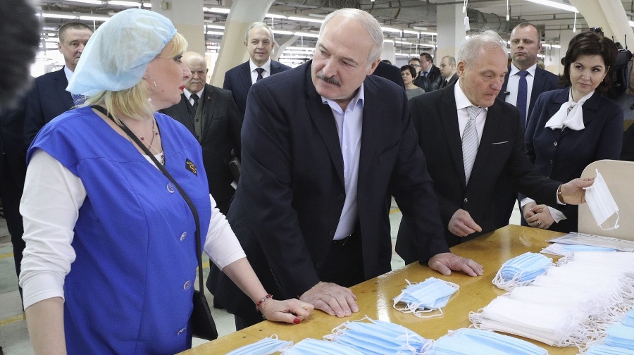 Bieloruský prezident Lukašenko na