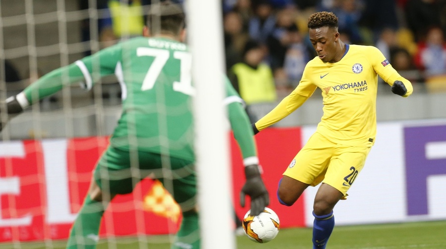 Hudson-Odoi (vpravo) v drese