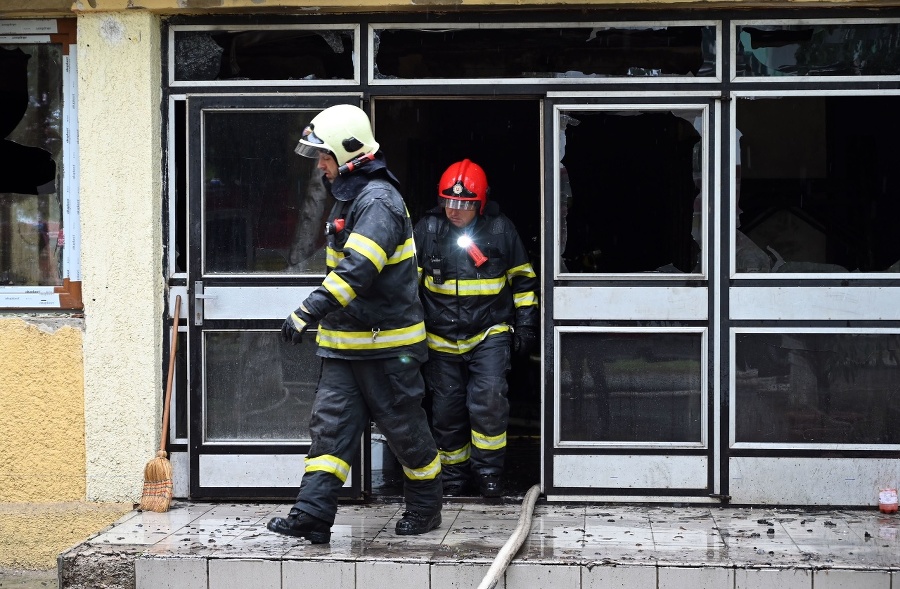 Požiar budovy obecného úradu