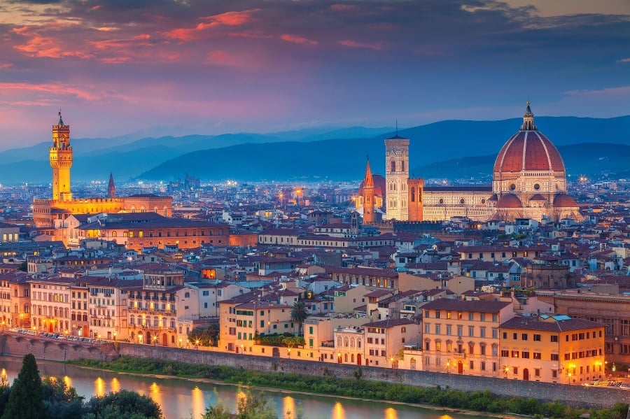 Cityscape image of Florence,
