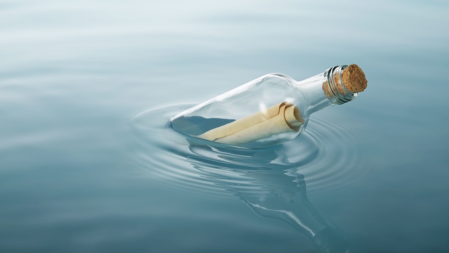 message in a bottle