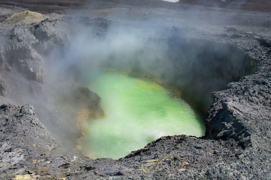 Lake of Ebeko 