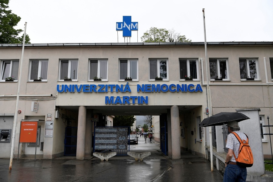 V martinskej nemocnici hospitalizovali