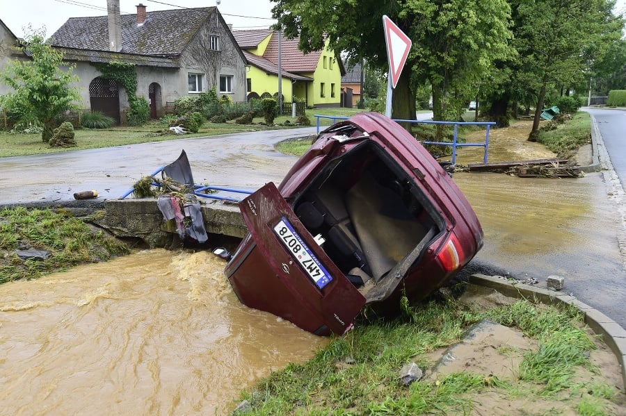 Povodeň v Olomouckom kraji