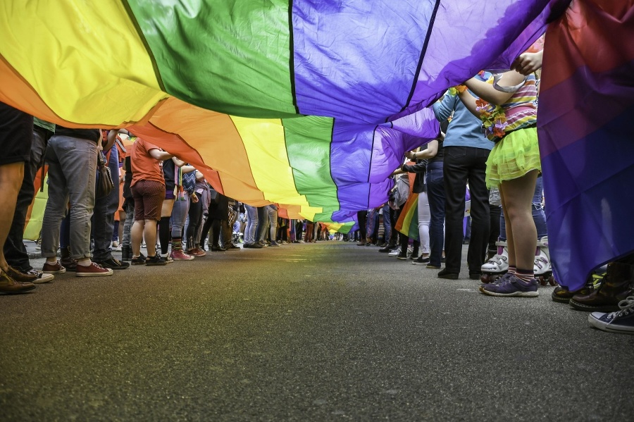 Under a LGBT Pride