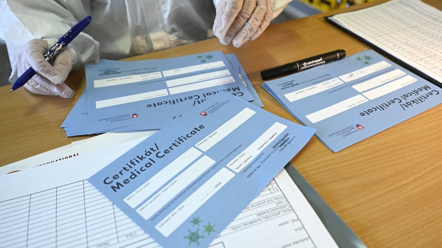 Celoplošný skríning na odberovom mieste zriadenom v priestoroch Strednej odbornej školy obchodu a služieb v Trenčíne