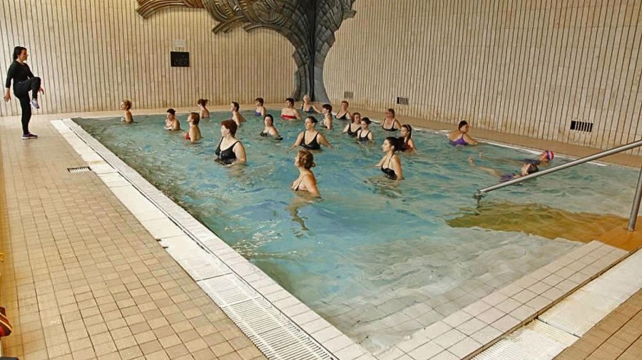 Cvičenie: Rehabilitačný bazén pre