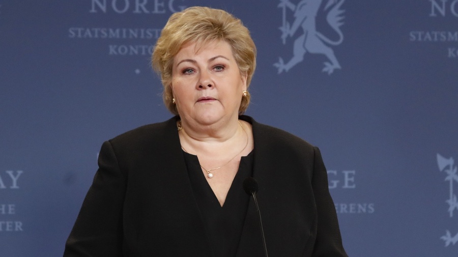 Nórska premiérka Erna Solbergová