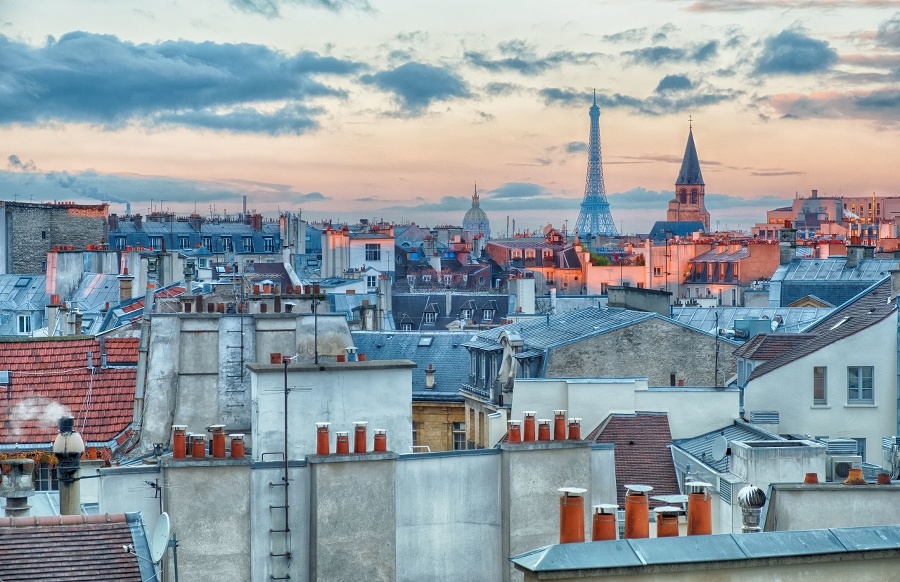 Cityscape of Paris at