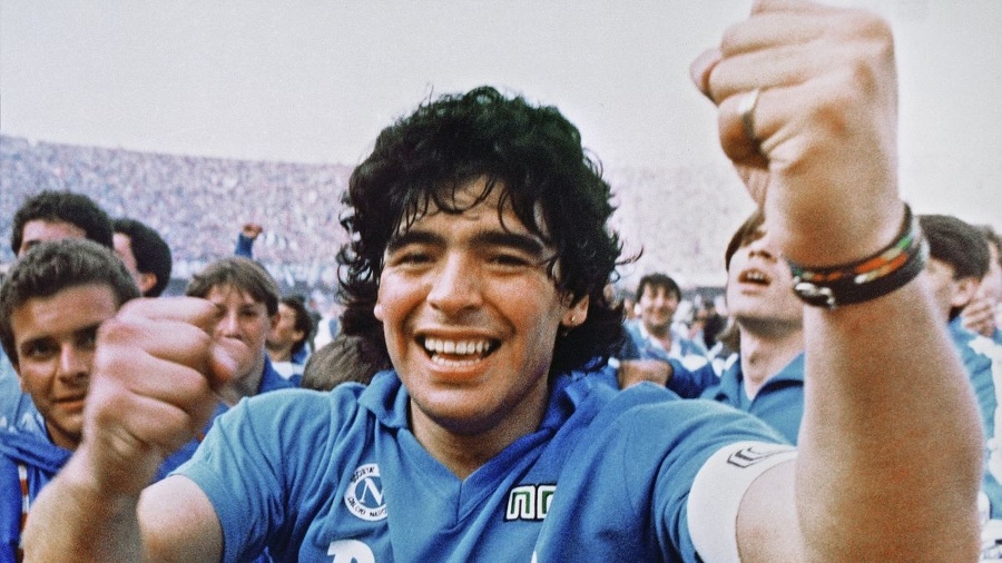 Argentínsky futbalový virtuóz Diego