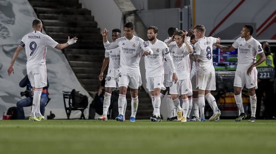 Hráči Realu Madrid oslavujú