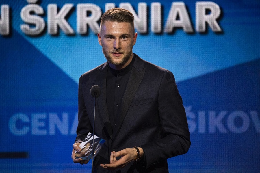 Milan Škriniar s cenou