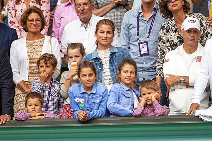Rodina Rogera Federera.
