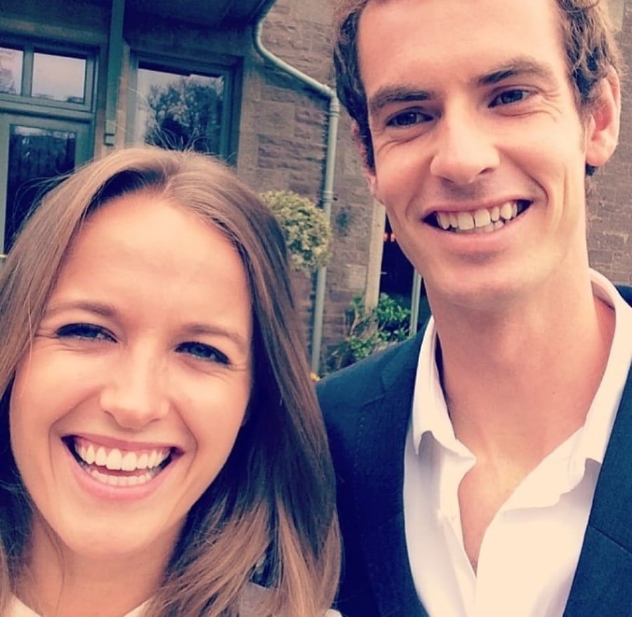 Andy Murray s manželkou