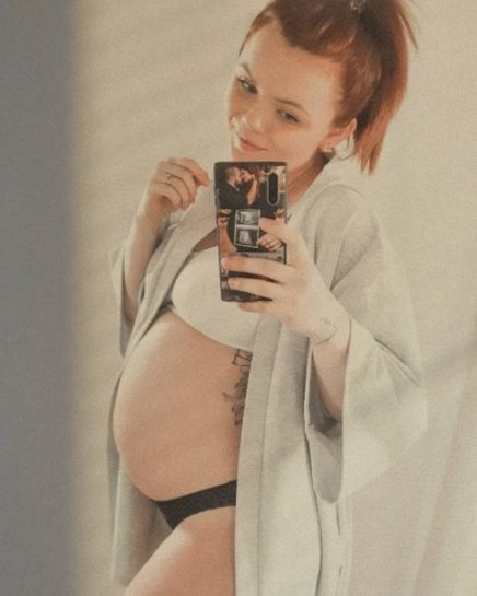 Veronika Stýblová s tehotenským