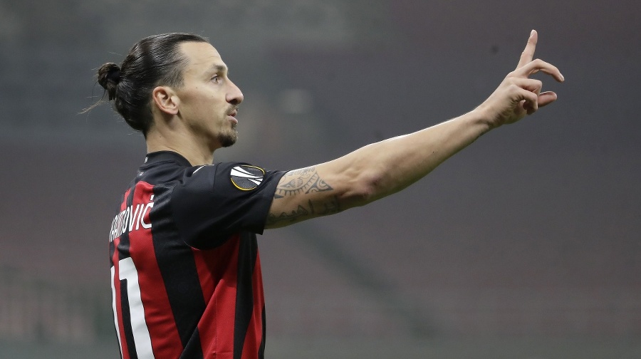 Hráč AC Miláno Zlatan
