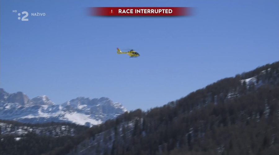 Pre lyžiarku prišiel vrtuľník,