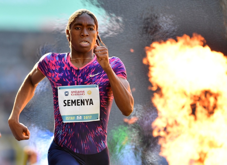 Juhoafrická atlétka Caster Semenyaová