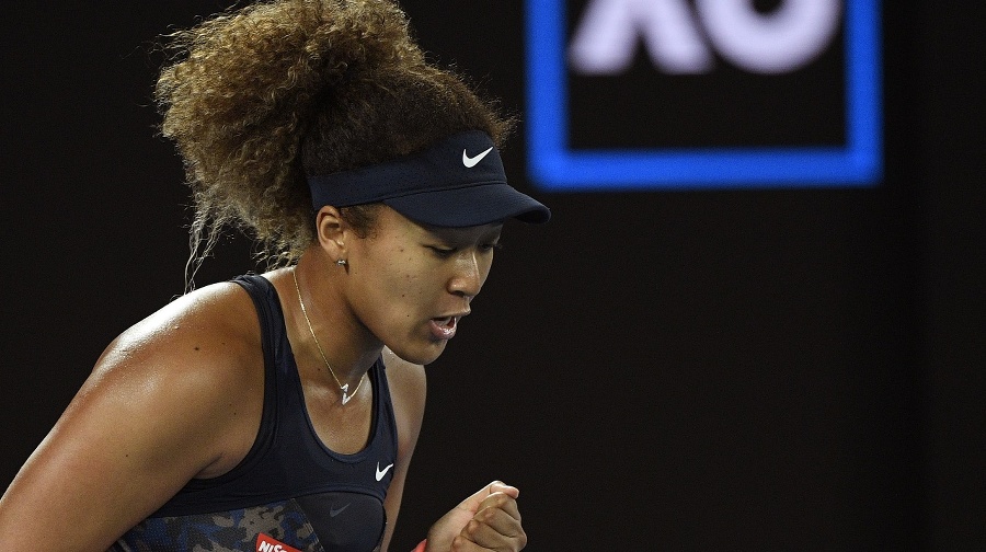 Naomi Osaka počas finále.