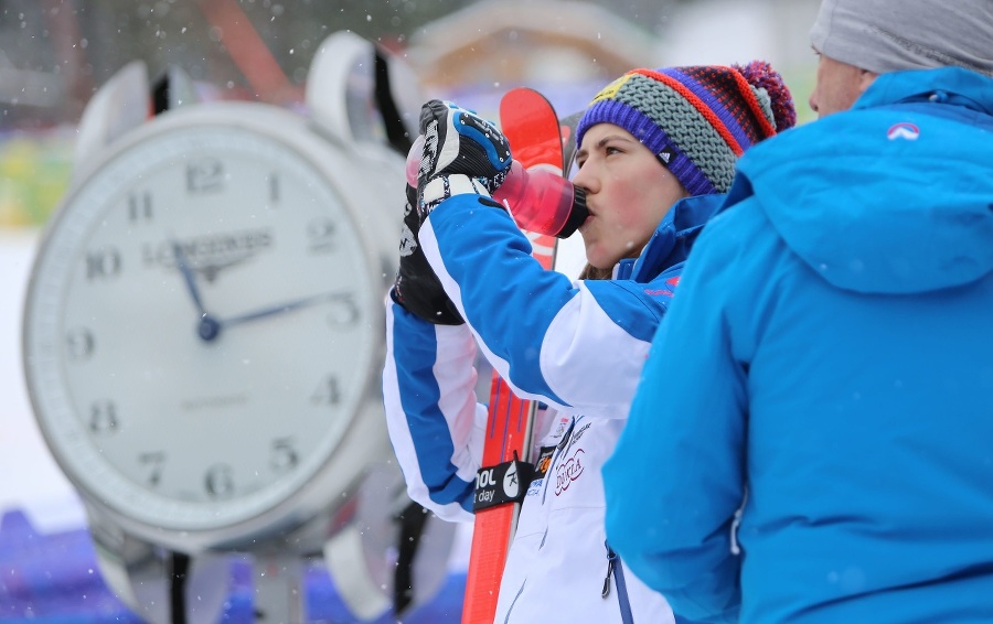 Petra Vlhová počas pretekov