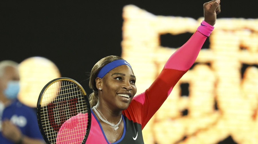 Serena Williamsová sa teší