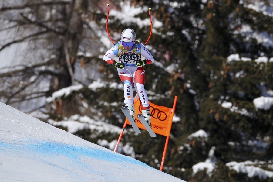 Švajčiarska lyžiarka Corinne Suterová