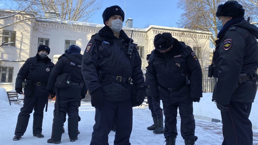 Ruská polícia vykonala domové