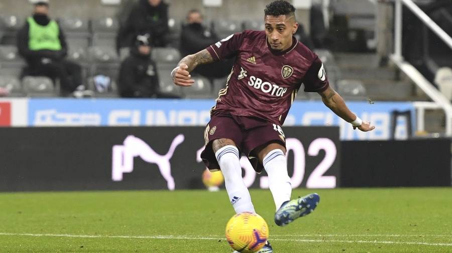 Futbalista Raphinha z Leedsu United.