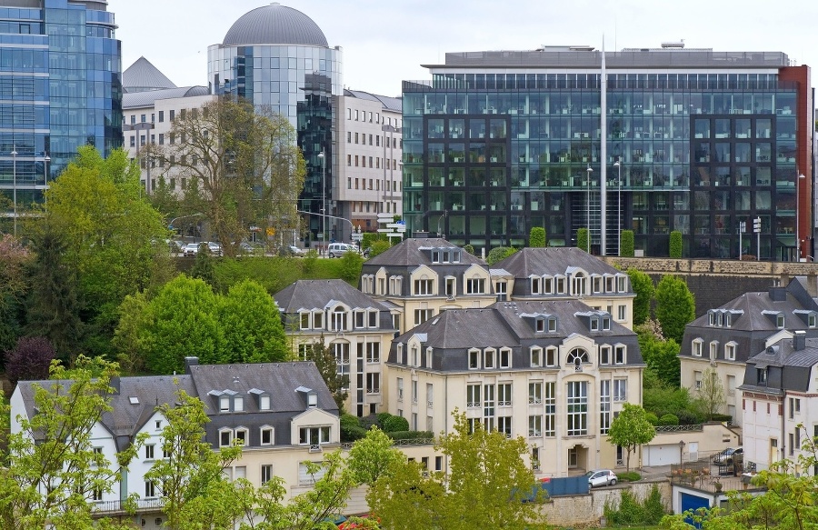 Panoramic view of Luxembourg