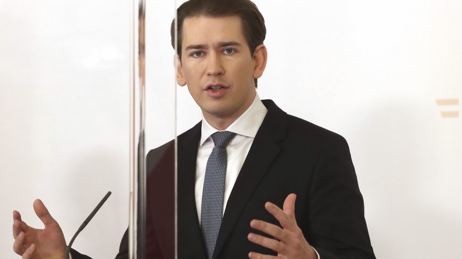 Rakúsky kancelár Sebastian Kurz.