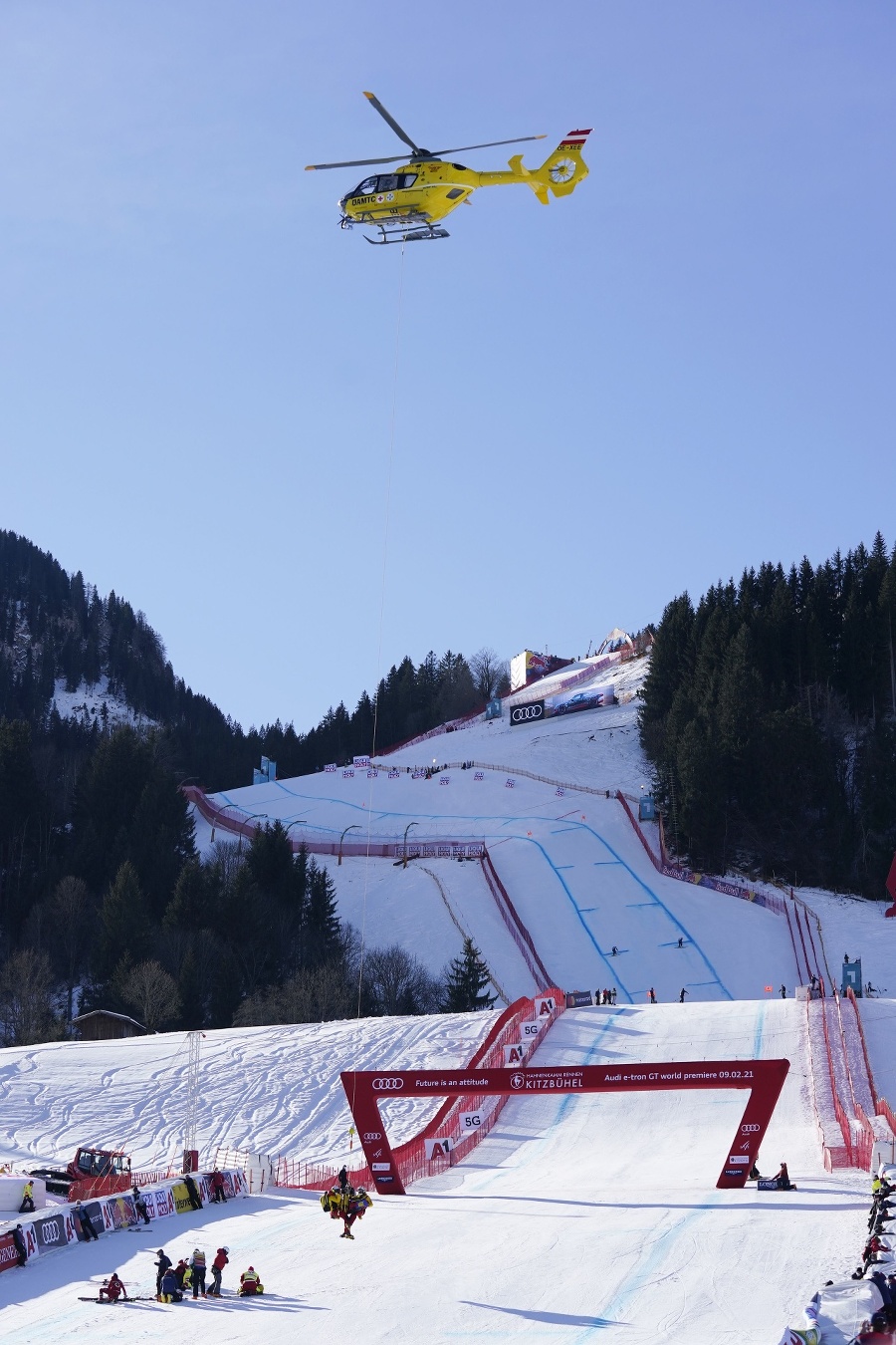 Na snímke švajčiarsky lyžiar