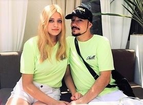 Bohuš Matuš s partnerkou Luckou.