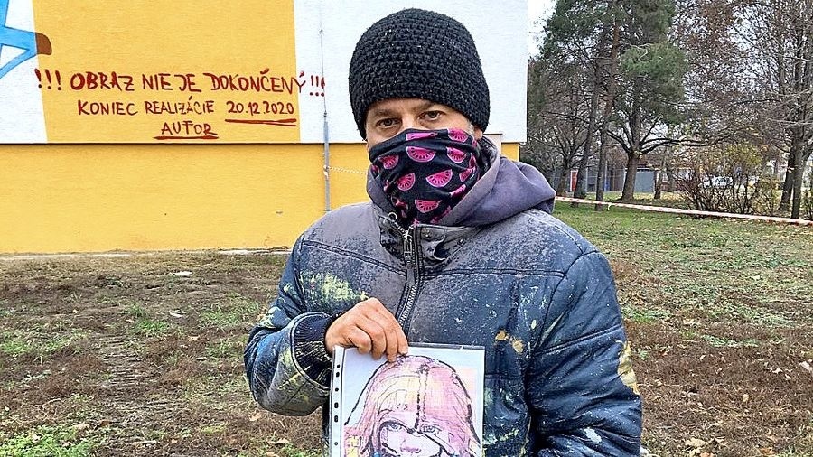 Ivan Jakušovský (44) bude obraz prerábať  za vlastné. 