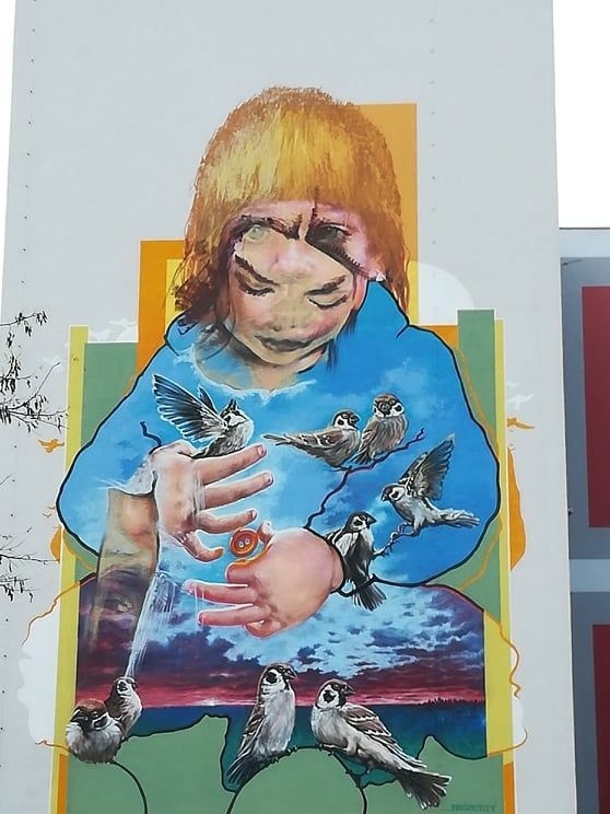 Maľba v procese prerábky.