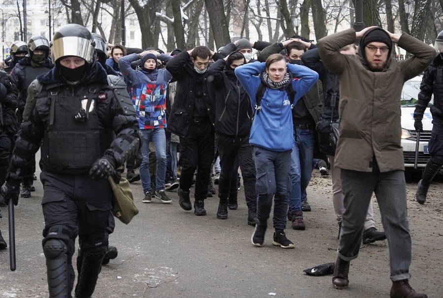 Z protestov proti väzneniu