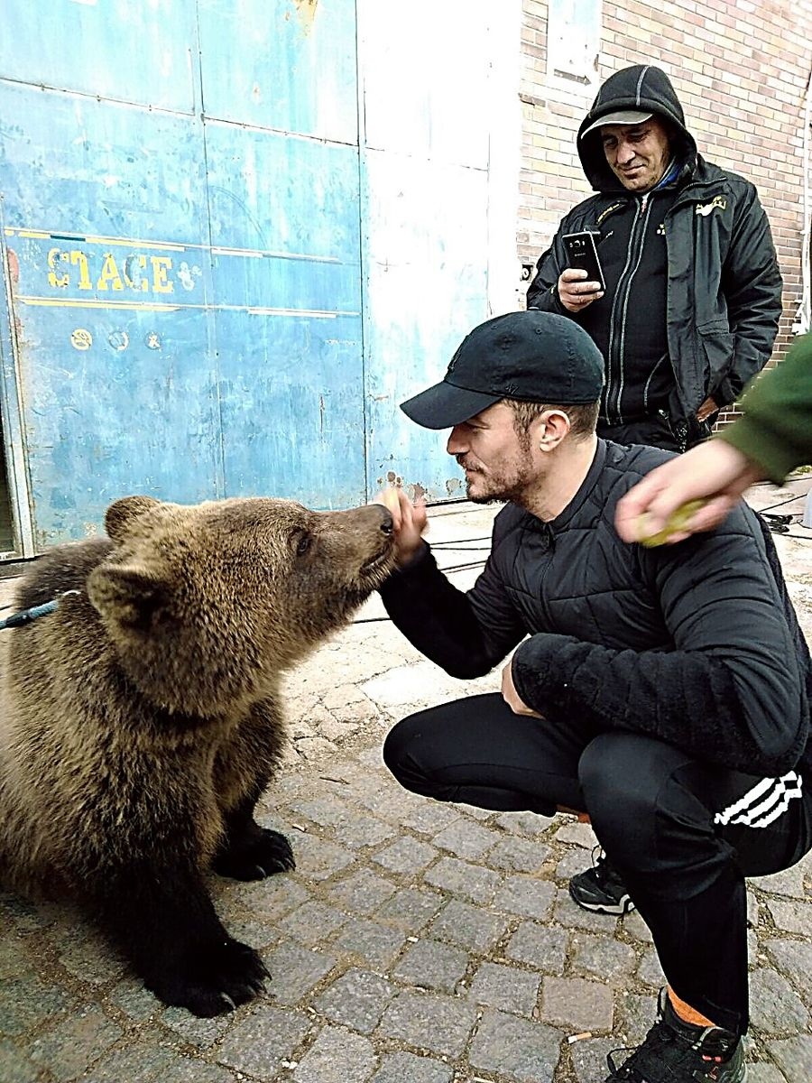 Viliam si ešte ako mláďa zahral v známom seriáli v Prahe. Pomaznať sa s mackom spod Tatier prišiel aj Orlando Bloom.