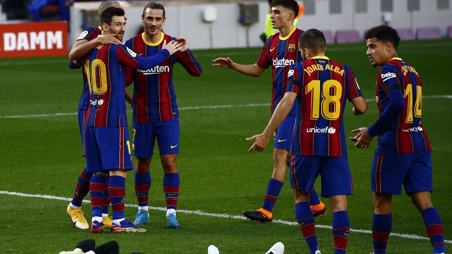 Hráči FC Barcelona zdolali