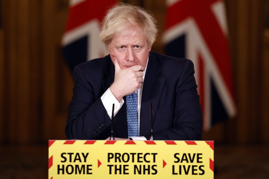 Britský premiér Boris Johnson.