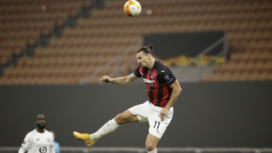 Hráč AC Miláno Zlatan