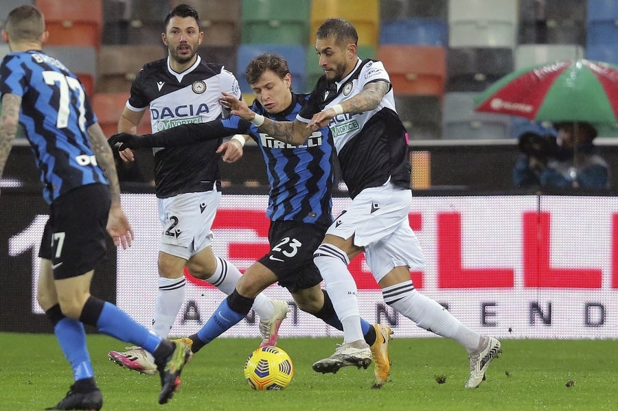 Inter remizoval s Udinese.