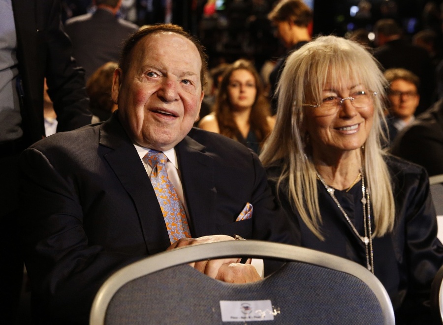 Sheldon Adelson s manželkou