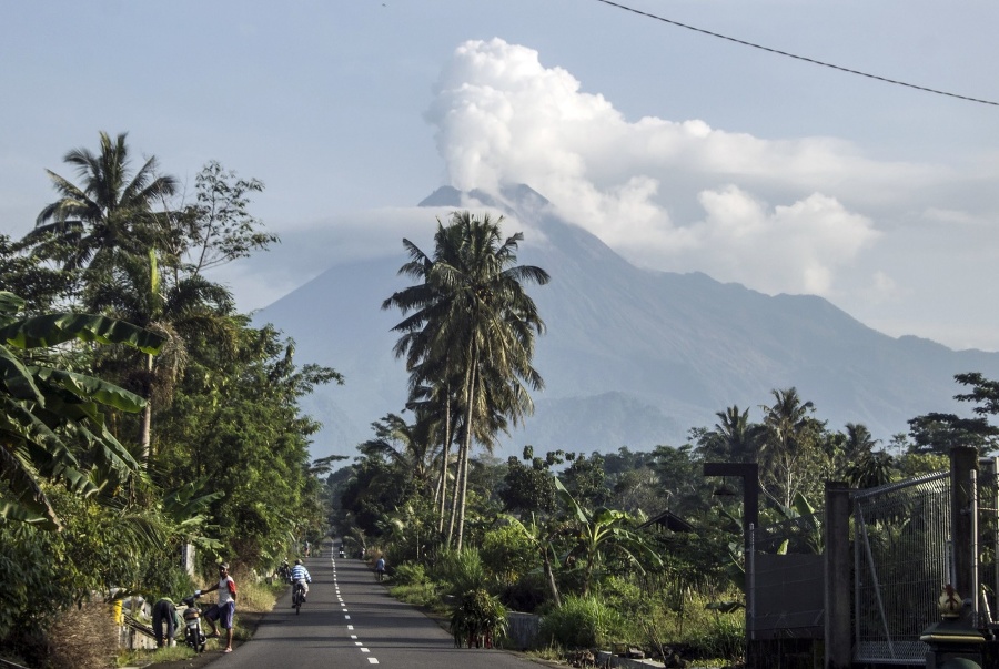 Indonézska sopka Merapi